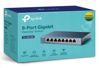 TP-Link TL-SG108 [8portový stolný prepínač 10/100/1000 Mbit/s]